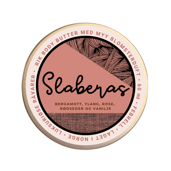 Pisket ansiktsbalm i aluminiumskrukke fra Febrell, laget med mangosmør, kakaosmør, Squalane og jojobaolje. Naturlig og luftig fuktighetskrem for tørr hud med søt duft.