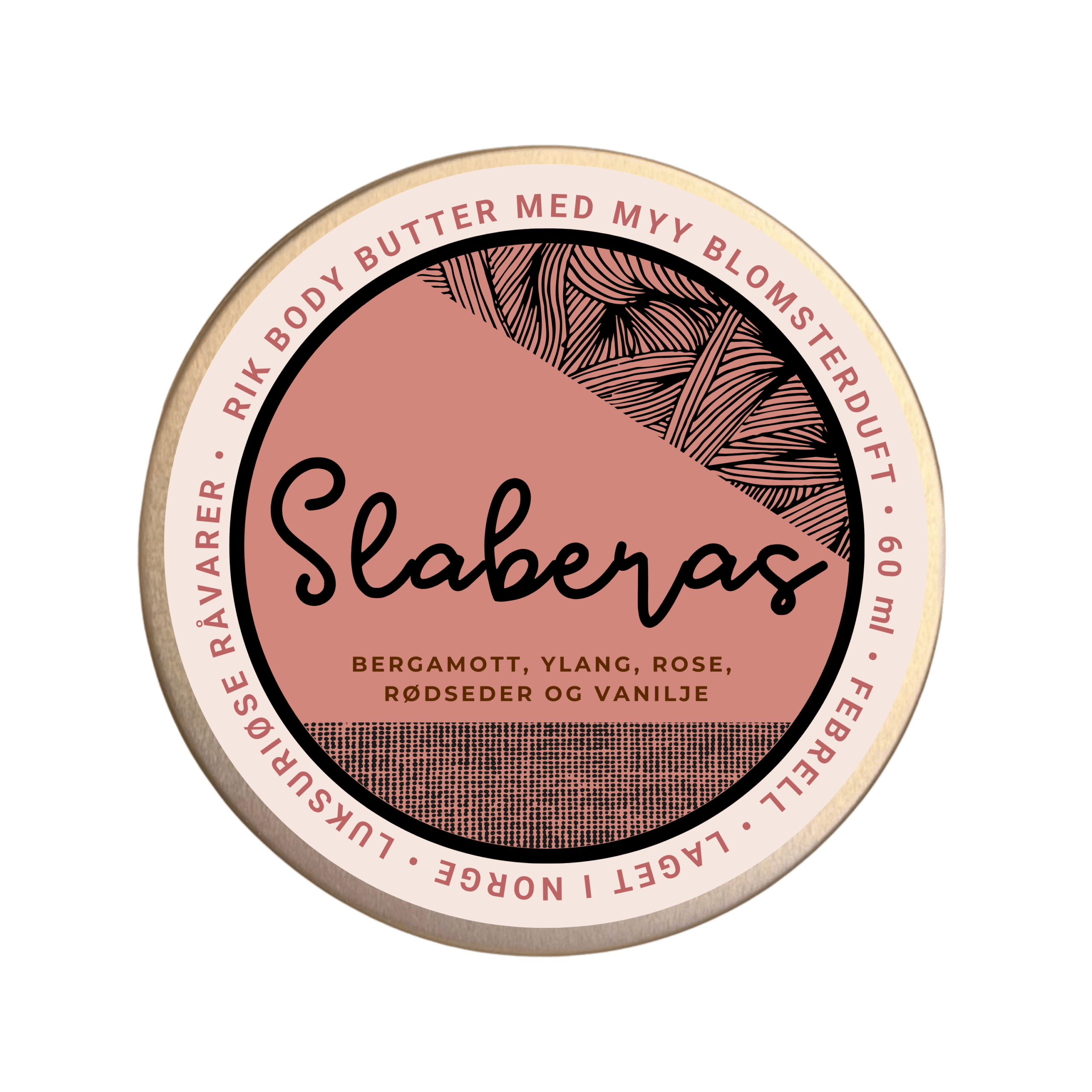 Pisket ansiktsbalm i aluminiumskrukke fra Febrell, laget med mangosmør, kakaosmør, Squalane og jojobaolje. Naturlig og luftig fuktighetskrem for tørr hud med søt duft.